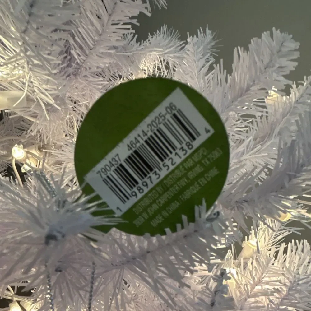 Ashland Glass Finial Ornament Red Green White Christmas Geometric Hanging 8